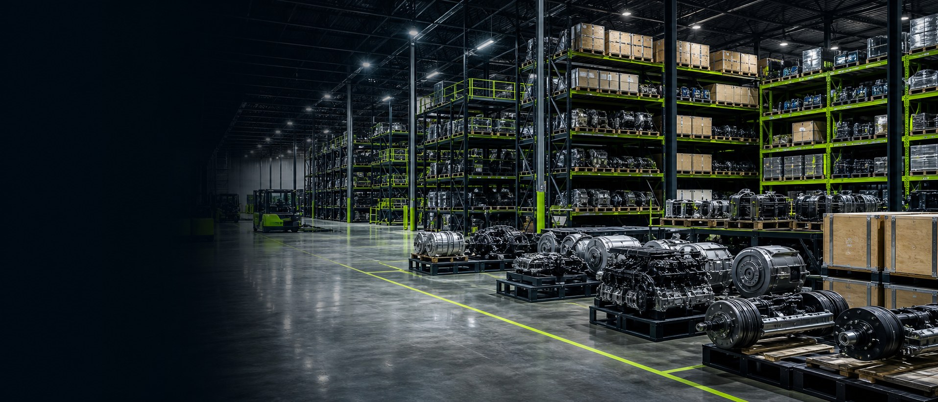Large professional warehouse for URAL truck spare parts