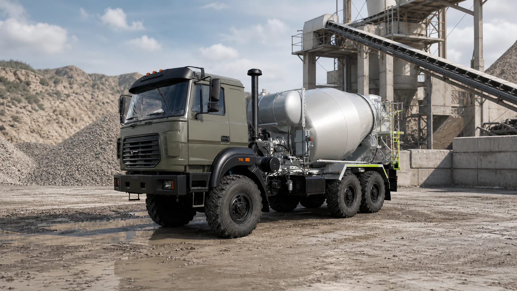 URAL 5557 6AP MIXER 6×6 concrete logistics, view 1 of 1