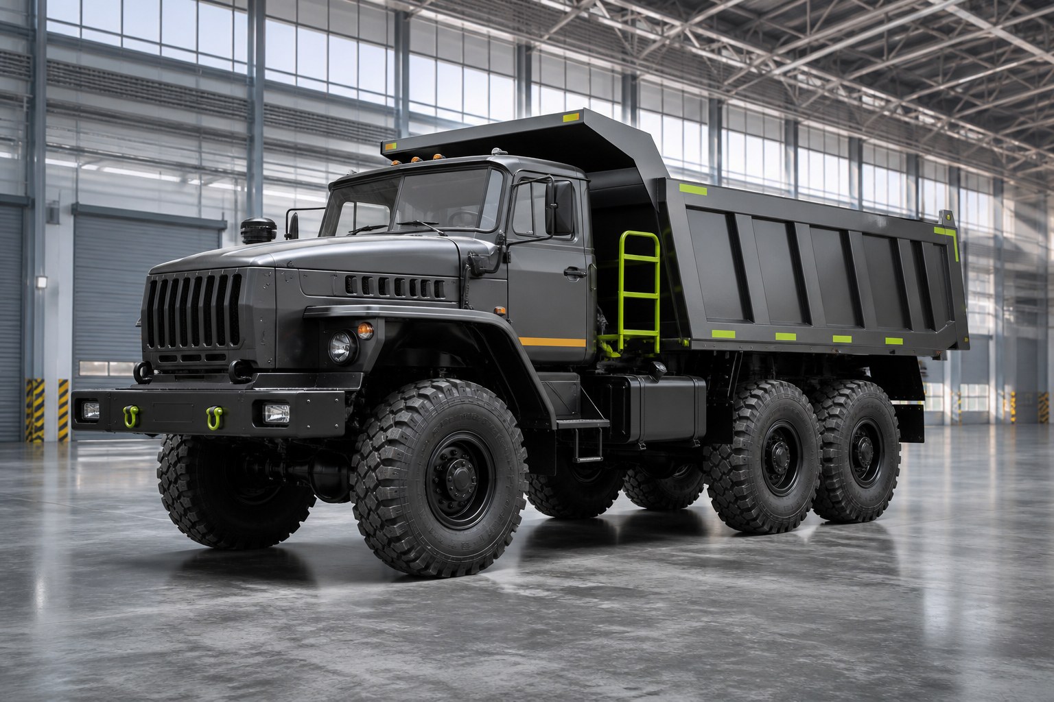 URAL DUMP TRUCK 6×6 mining & construction, view 1 of 1