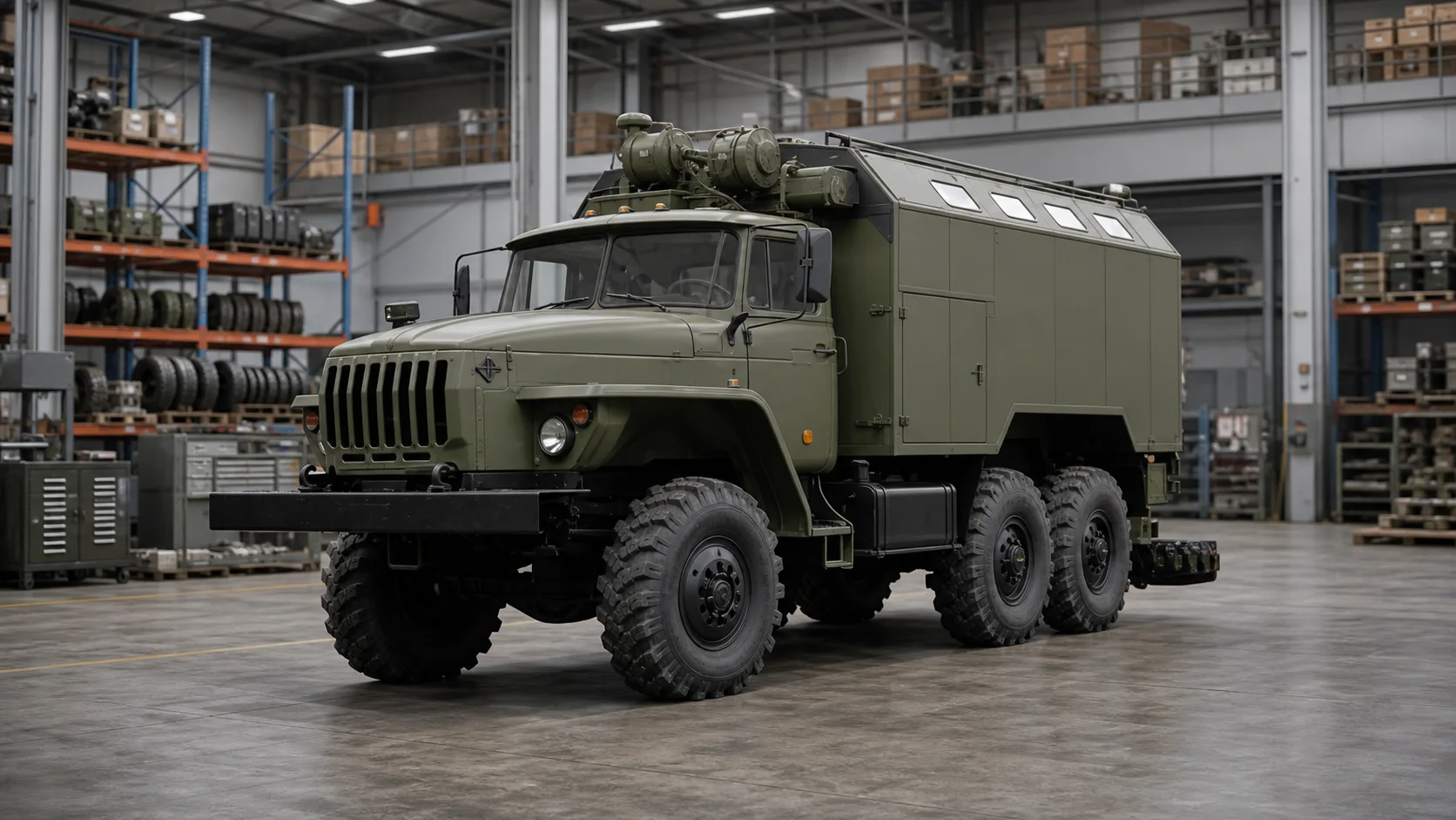 MRS-AM1 MOBILE WORKSHOP 6×6 field service vehicle, view 1 of 1